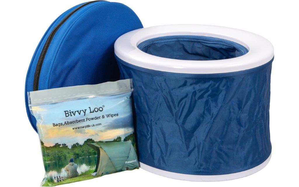 Bivvy Loo tragbare Campingtoilette inkl. Tragetasche Blue