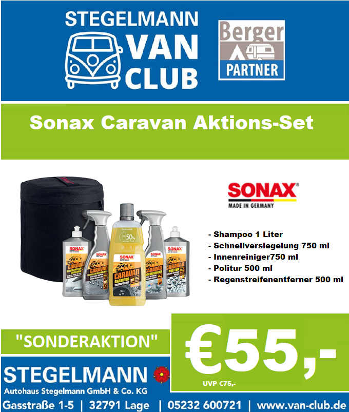 SONAX Caravan Reinigung Komplettset