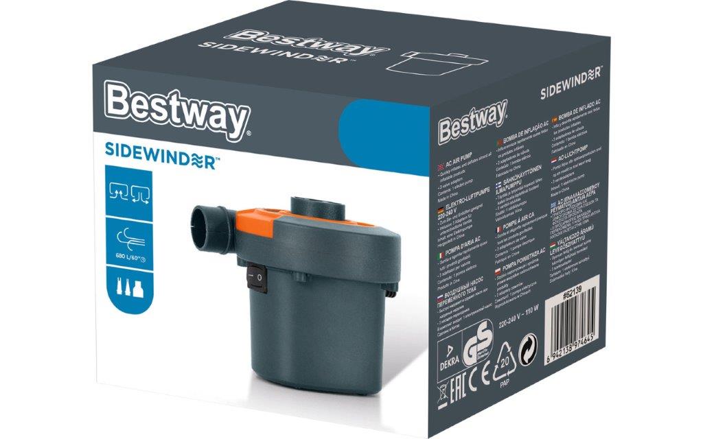 Bestway Sidewinder elektrische Luftpumpe 230 V / AC