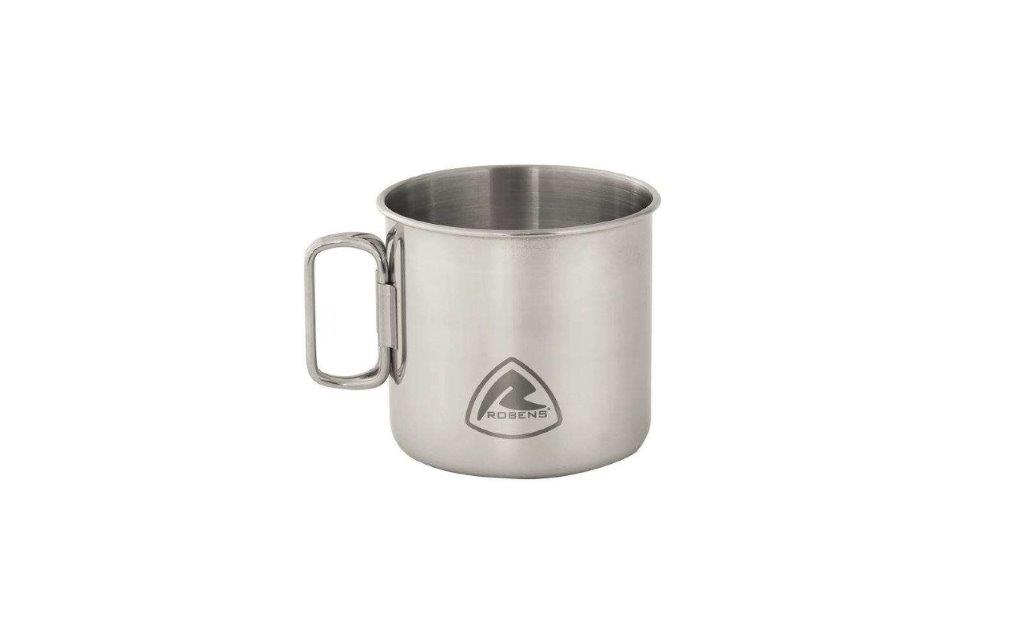 Robens Pike Steel Mug Stahltasse 450 ml silber