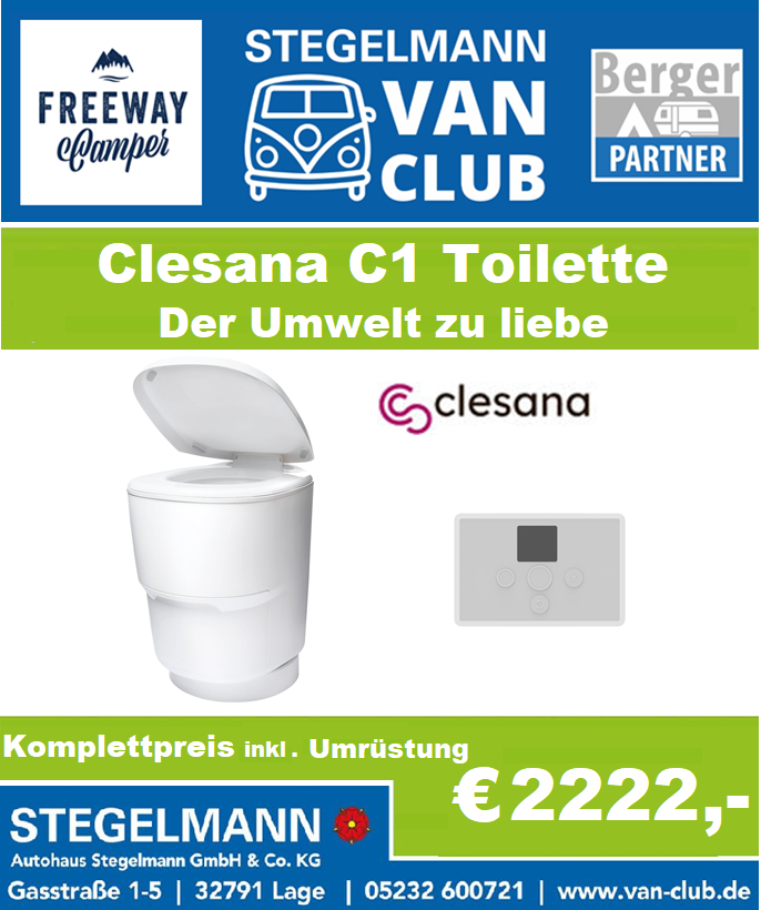 CLESANA C1 Toilette "UMRÜSTUNG  ZUM FESTPREIS"