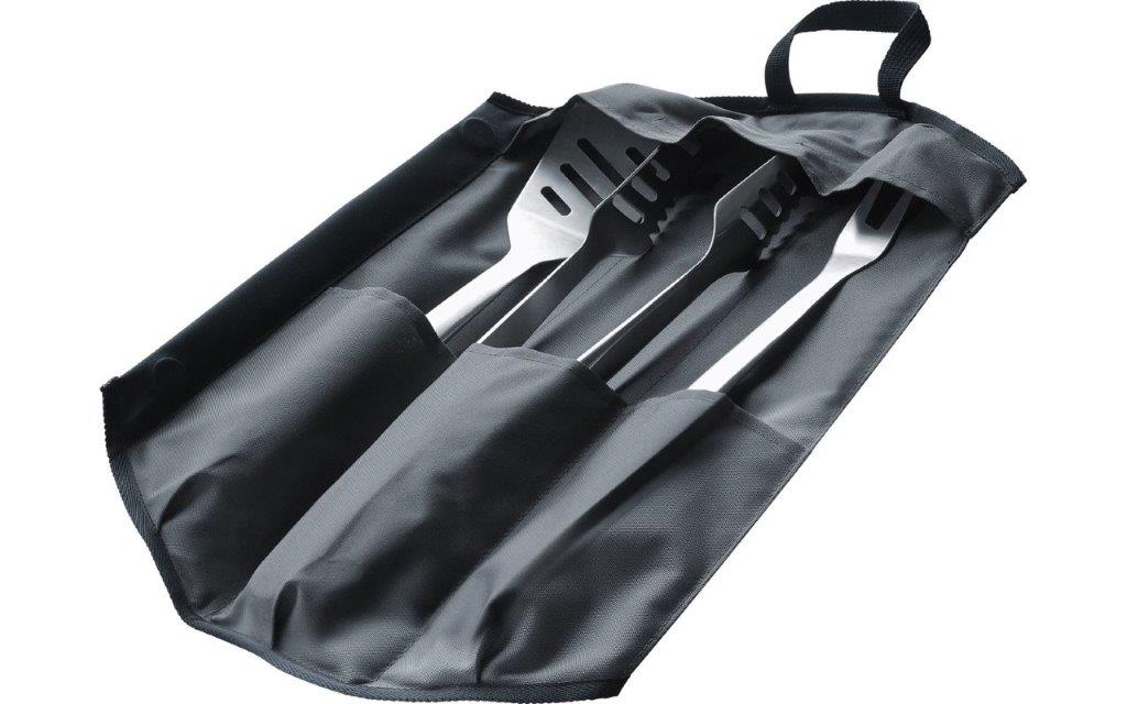 Enders Premium Grillbesteck Edelstahl 3er-Set inkl. Tasche